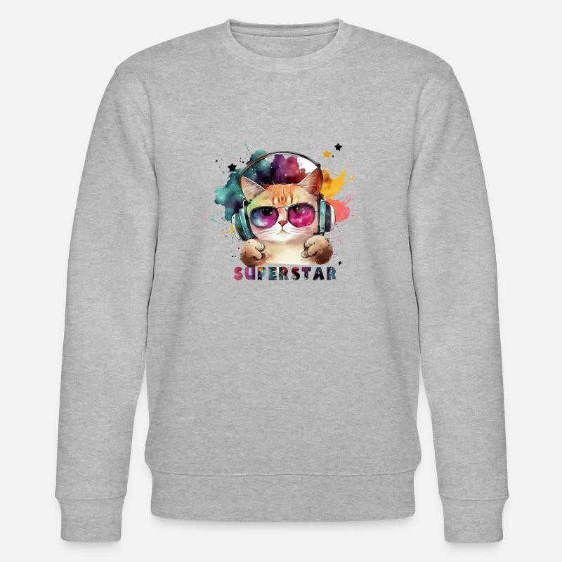 superstar - Stanley/Stella Unisex Bio-Sweatshirt CHANGER  - Grau meliert