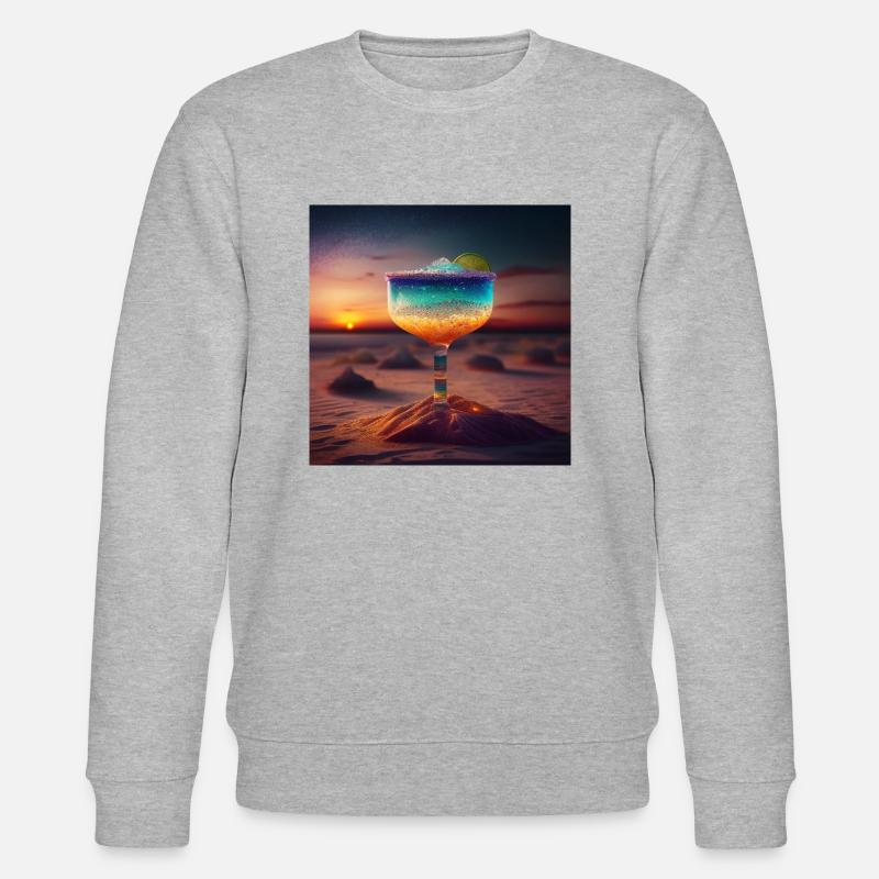 Cocktail 6 Geschenk - Stanley/Stella Unisex Bio-Sweatshirt CHANGER  - Grau meliert