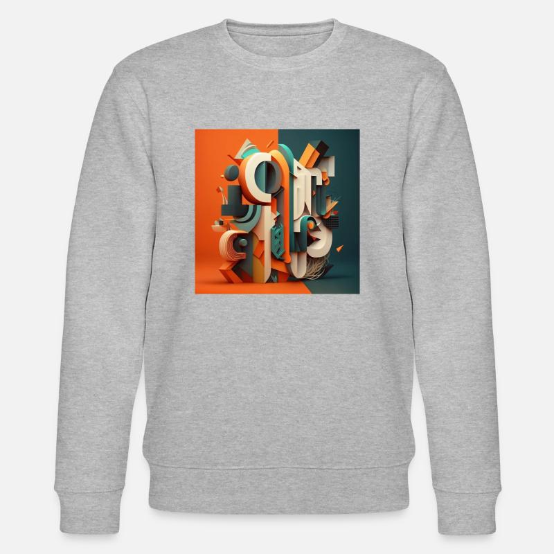 Graffiti - Stanley/Stella Unisex Bio-Sweatshirt CHANGER  - Grau meliert
