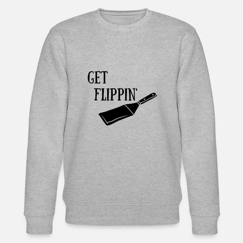 Get Flippin' - Stanley/Stella Unisex Bio-Sweatshirt CHANGER  - Grau meliert