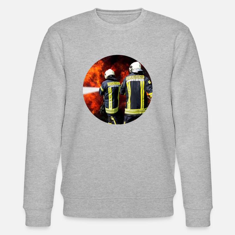 Brandbekämpfung - Stanley/Stella Unisex Bio-Sweatshirt CHANGER  - Grau meliert