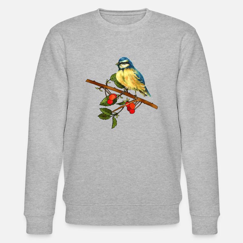 Bunter Vogel - Stanley/Stella Unisex Bio-Sweatshirt CHANGER  - Grau meliert