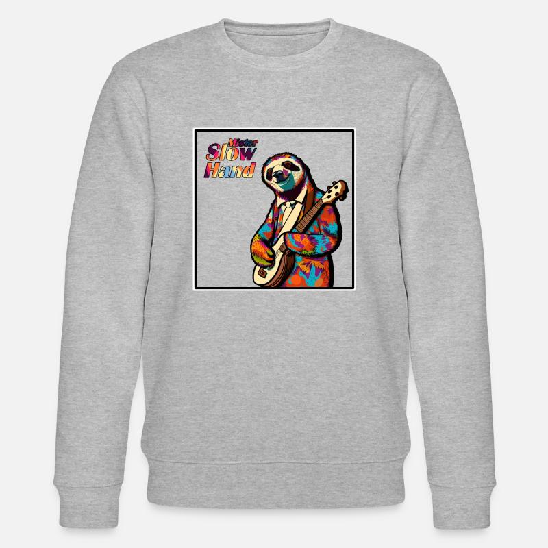 Mister Slow Hand - Stanley/Stella Unisex Bio-Sweatshirt CHANGER  - Grau meliert