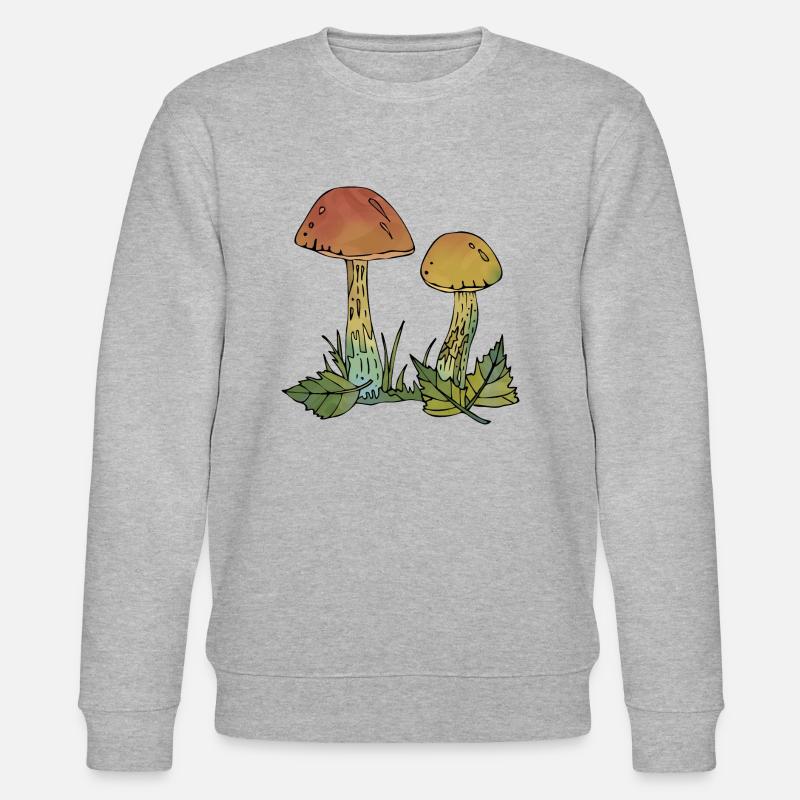 Pilze - Stanley/Stella Unisex Bio-Sweatshirt CHANGER  - Grau meliert
