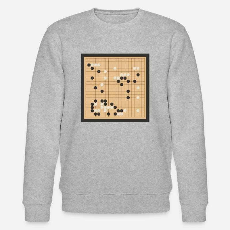 boardgame chess backgammon game night - Stanley/Stella Unisex Bio-Sweatshirt CHANGER  - Grau meliert