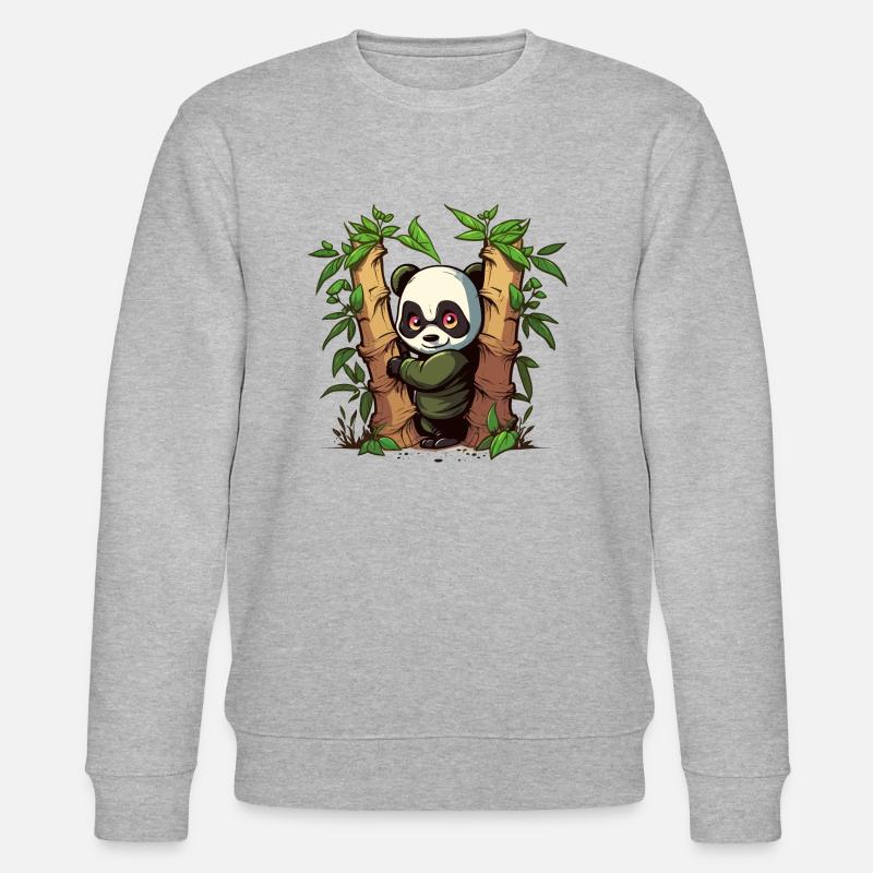 Ninja cache-cache - Sweat bio CHANGER Stanley/Stella Unisexe - gris chiné