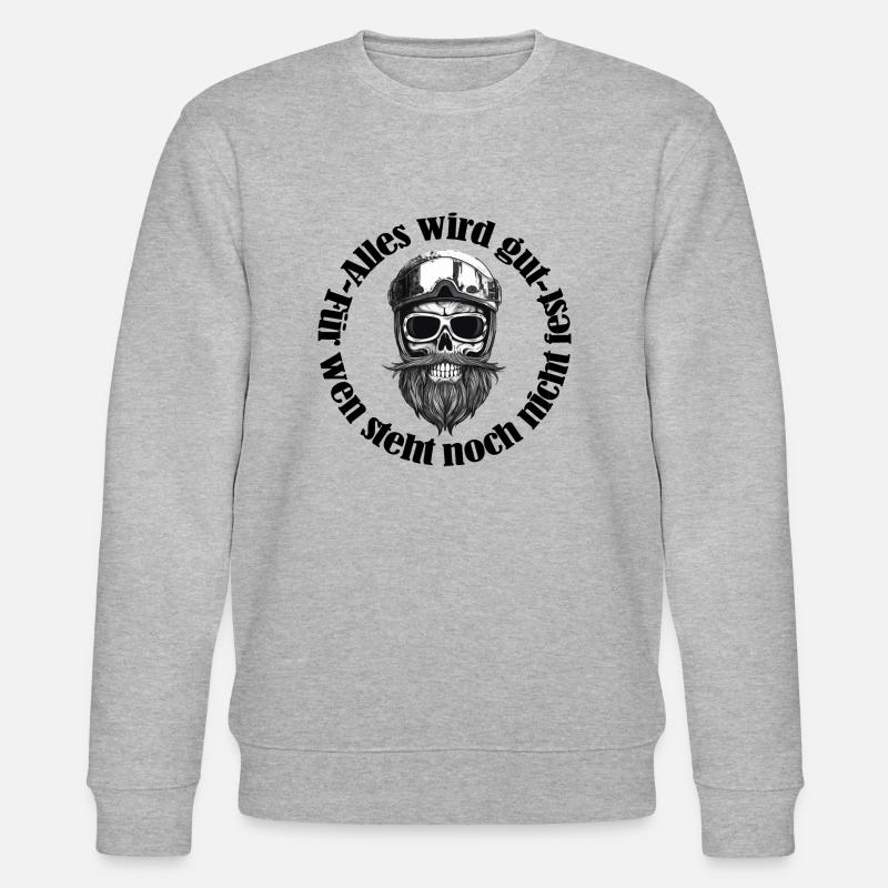 Alles wird gut - Stanley/Stella Unisex Bio-Sweatshirt CHANGER  - Grau meliert