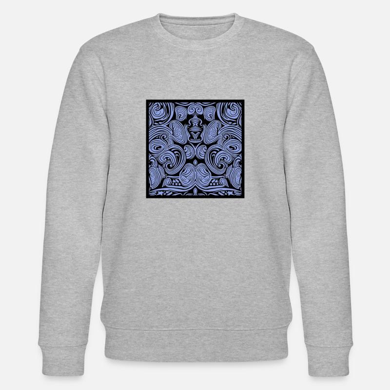Abstrakte Illustration C-Serie - Stanley/Stella Unisex Bio-Sweatshirt CHANGER  - Grau meliert