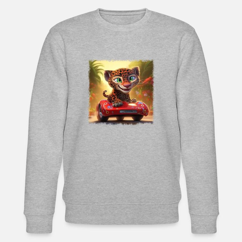 Cooler Jaguar - Stanley/Stella Unisex Bio-Sweatshirt CHANGER  - Grau meliert