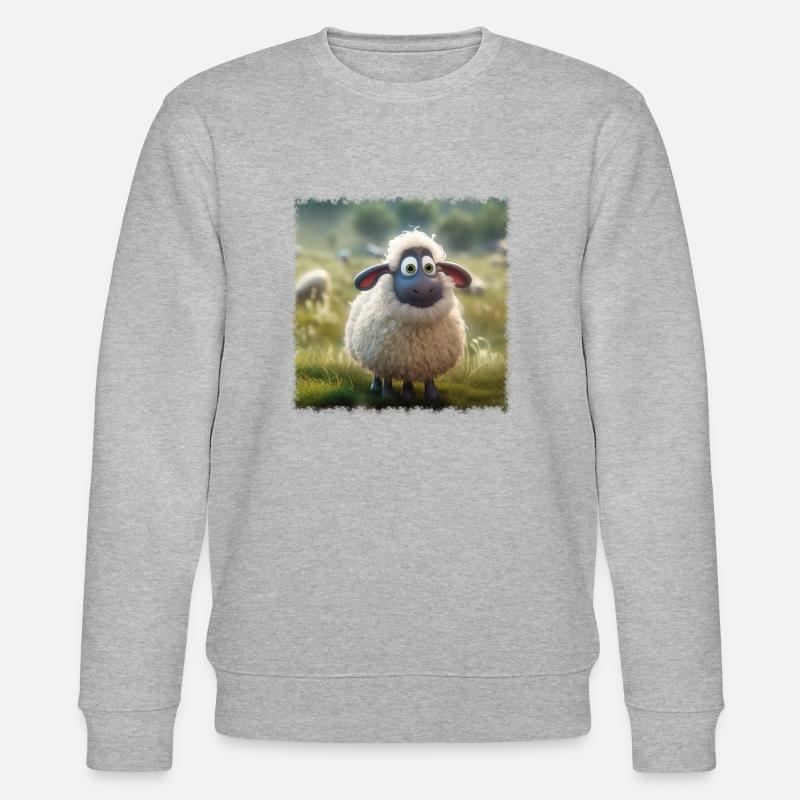 Kleines Schaf - Stanley/Stella Unisex Bio-Sweatshirt CHANGER  - Grau meliert