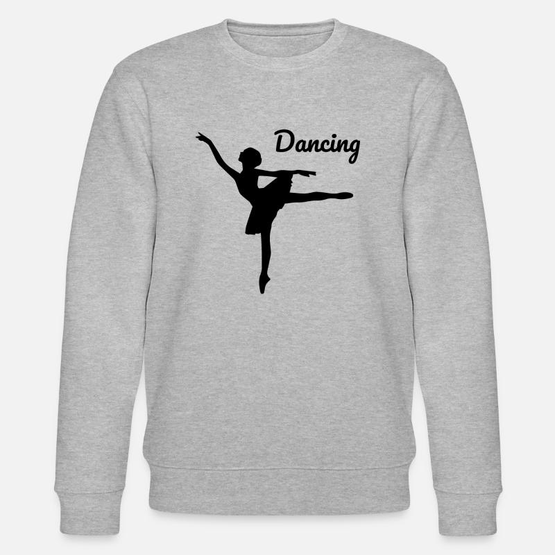 Dancing Dance Music - Stanley/Stella Unisex Bio-Sweatshirt CHANGER  - Grau meliert