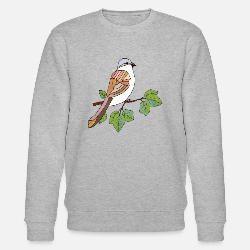 Vogel - Stanley/Stella Unisex Bio-Sweatshirt CHANGER  - Grau meliert