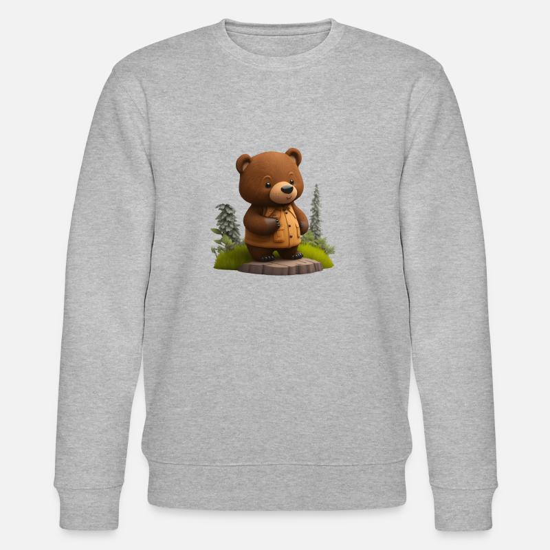 Petite Ourse - Sweat bio CHANGER Stanley/Stella Unisexe - gris chiné