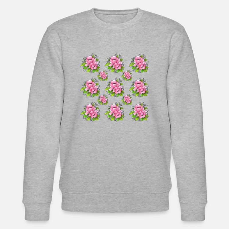Fleur - Sweat bio CHANGER Stanley/Stella Unisexe - gris chiné