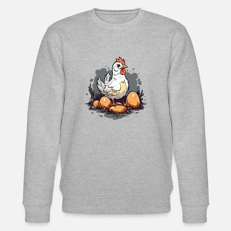 Joo la poule - Sweat bio CHANGER Stanley/Stella Unisexe - gris chiné