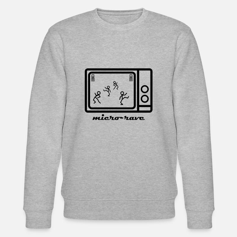 Micro rave - Sweat bio CHANGER Stanley/Stella Unisexe - gris chiné