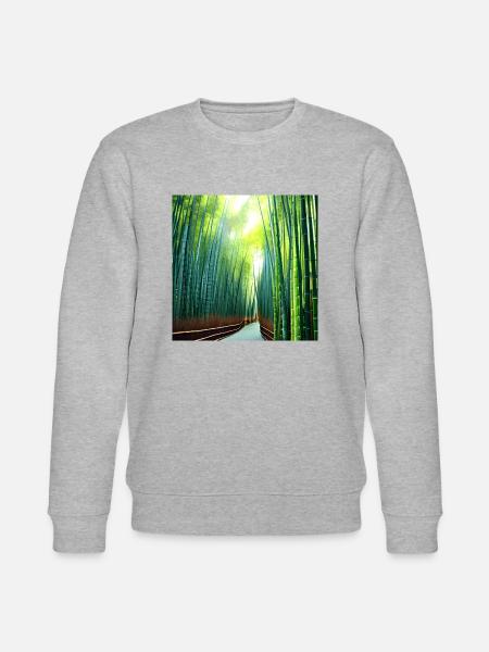 Bamboo Street - Stanley/Stella Unisex Bio-Sweatshirt CHANGER - Grau meliert