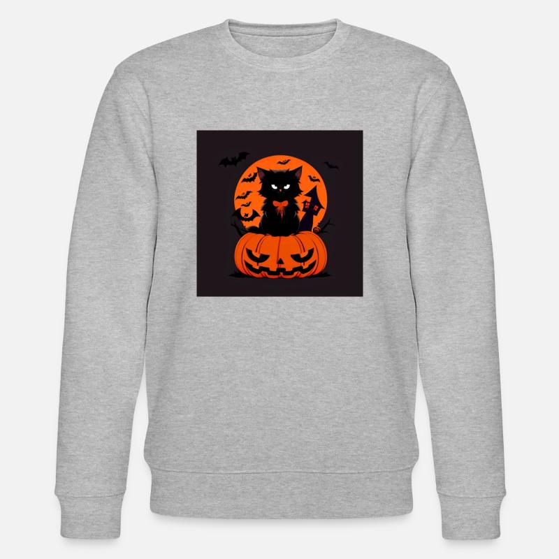 Halloween #2 - Stanley/Stella Unisex Bio-Sweatshirt CHANGER  - Grau meliert