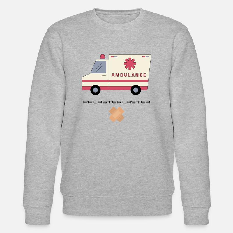 Pflasterlaster - Stanley/Stella Unisex Bio-Sweatshirt CHANGER  - Grau meliert