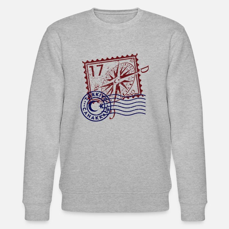 Çanakkale - Stanley/Stella Unisex Bio-Sweatshirt CHANGER  - Grau meliert