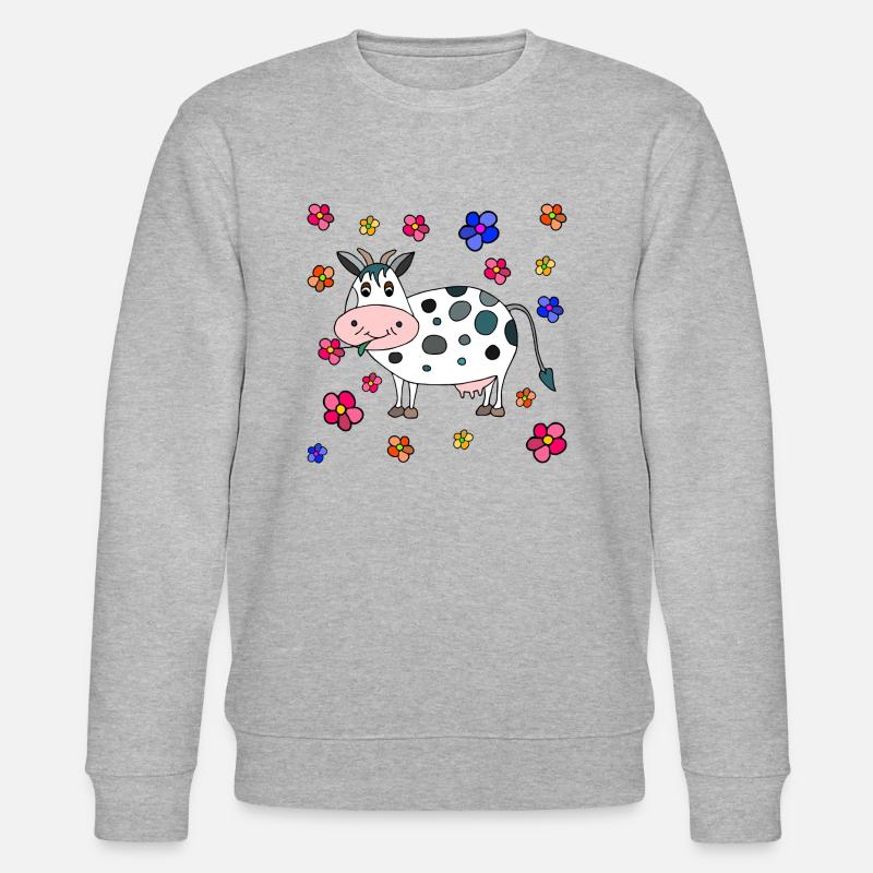 Cow - Stanley/Stella CHANGER Unisex Organic Sweatshirt - heather grey