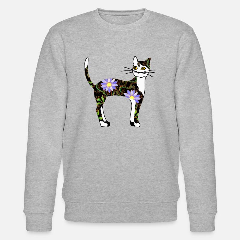 Chat - Sweat bio CHANGER Stanley/Stella Unisexe - gris chiné