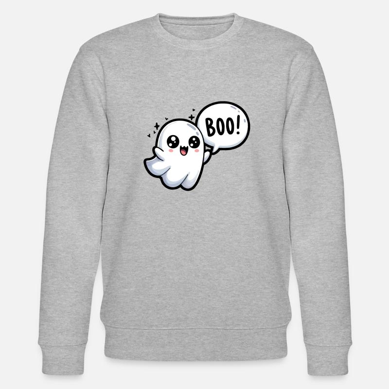 Phantom Halloween - Stanley/Stella Unisex Bio-Sweatshirt CHANGER  - Grau meliert