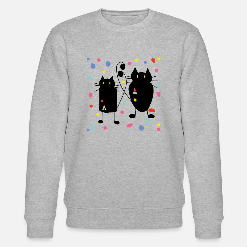Chats - Sweat bio CHANGER Stanley/Stella Unisexe - gris chiné
