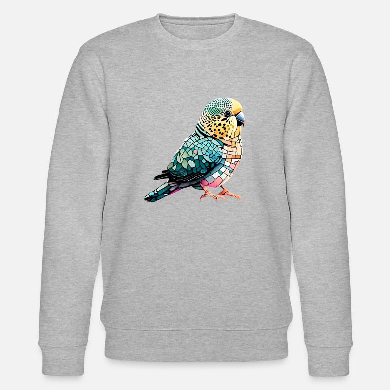 Perruche Propriétaire Oiseau Calopsitte - Sweat bio CHANGER Stanley/Stella Unisexe - gris chiné