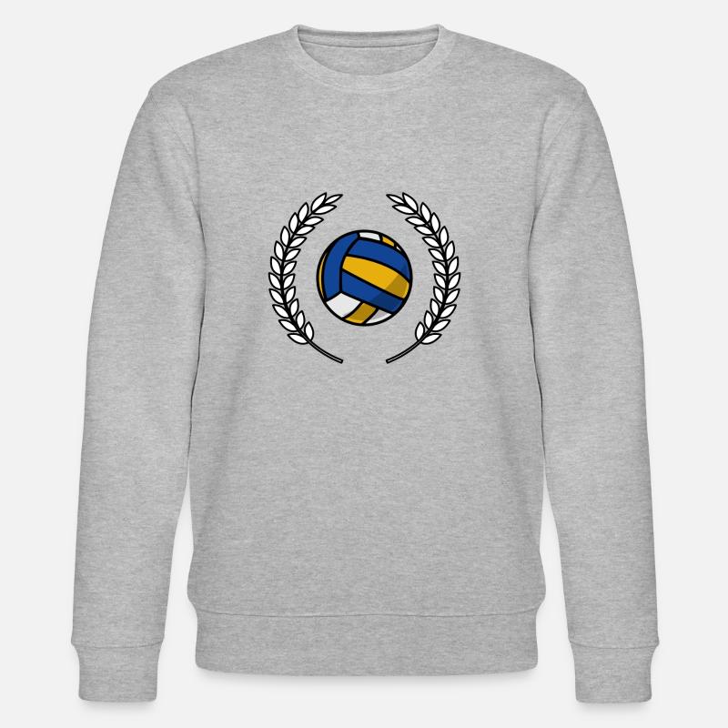 Volleyball-Krone - Stanley/Stella Unisex Bio-Sweatshirt CHANGER  - Grau meliert
