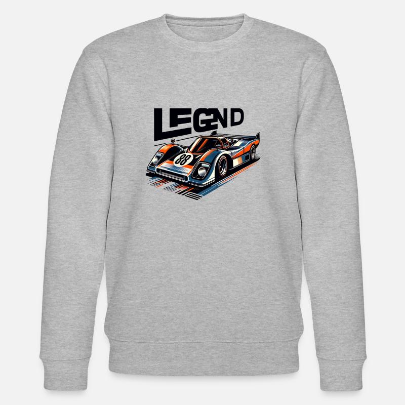 Speed Legend : Design de voiture de course dynamique - Sweat bio CHANGER Stanley/Stella Unisexe - gris chiné