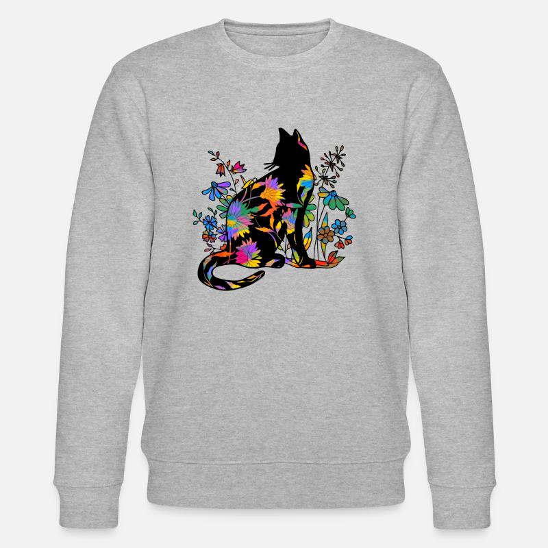 Chat - Sweat bio CHANGER Stanley/Stella Unisexe - gris chiné