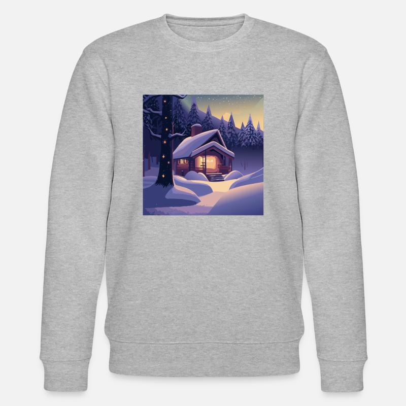 Cabane dans les bois - Sweat bio CHANGER Stanley/Stella Unisexe - gris chiné