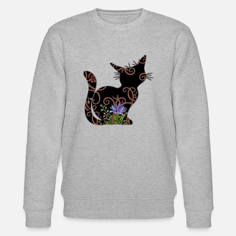 Chat - Sweat bio CHANGER Stanley/Stella Unisexe - gris chiné