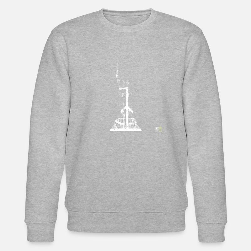 Hermann Monument peace hell - Stanley/Stella CHANGER Unisex Organic Sweatshirt - heather grey