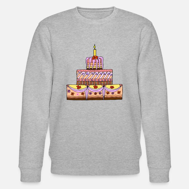 Kuchen - Stanley/Stella Unisex Bio-Sweatshirt CHANGER  - Grau meliert