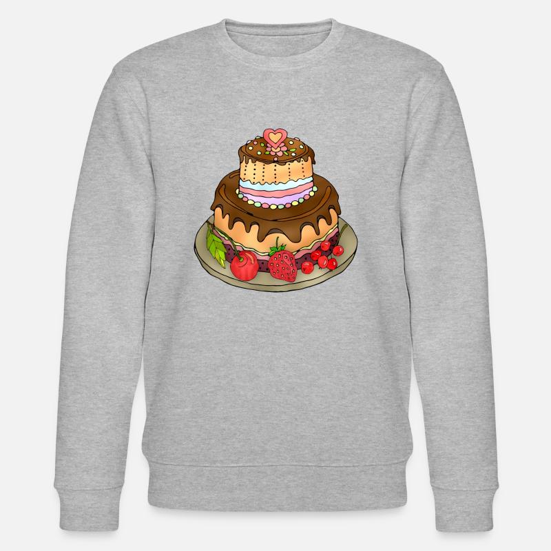 Kuchen - Stanley/Stella Unisex Bio-Sweatshirt CHANGER  - Grau meliert