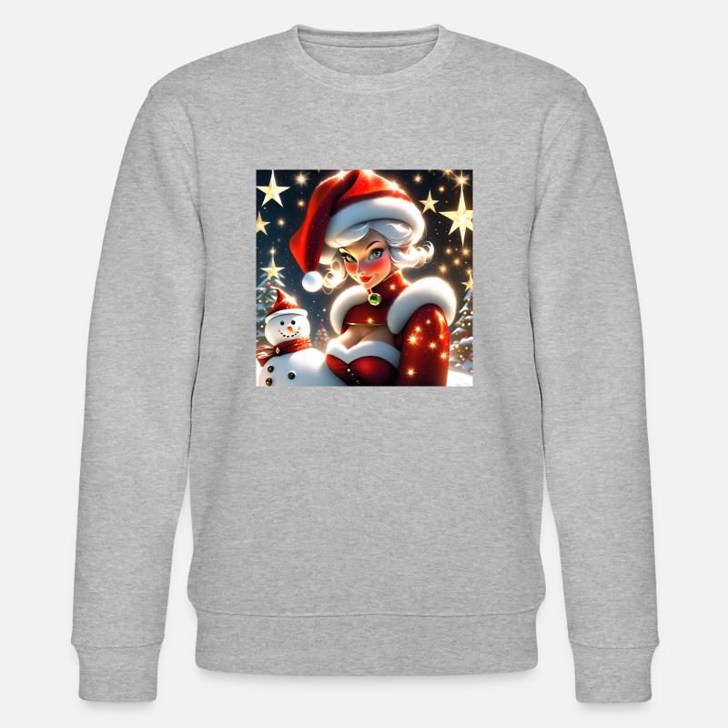 Joyeux Noel #11 - Sweat bio CHANGER Stanley/Stella Unisexe - gris chiné