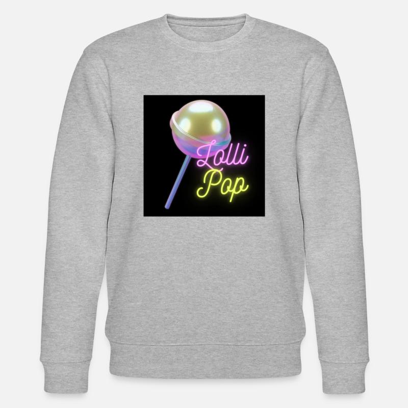 Lolli Pop - Stanley/Stella Unisex Bio-Sweatshirt CHANGER  - Grau meliert