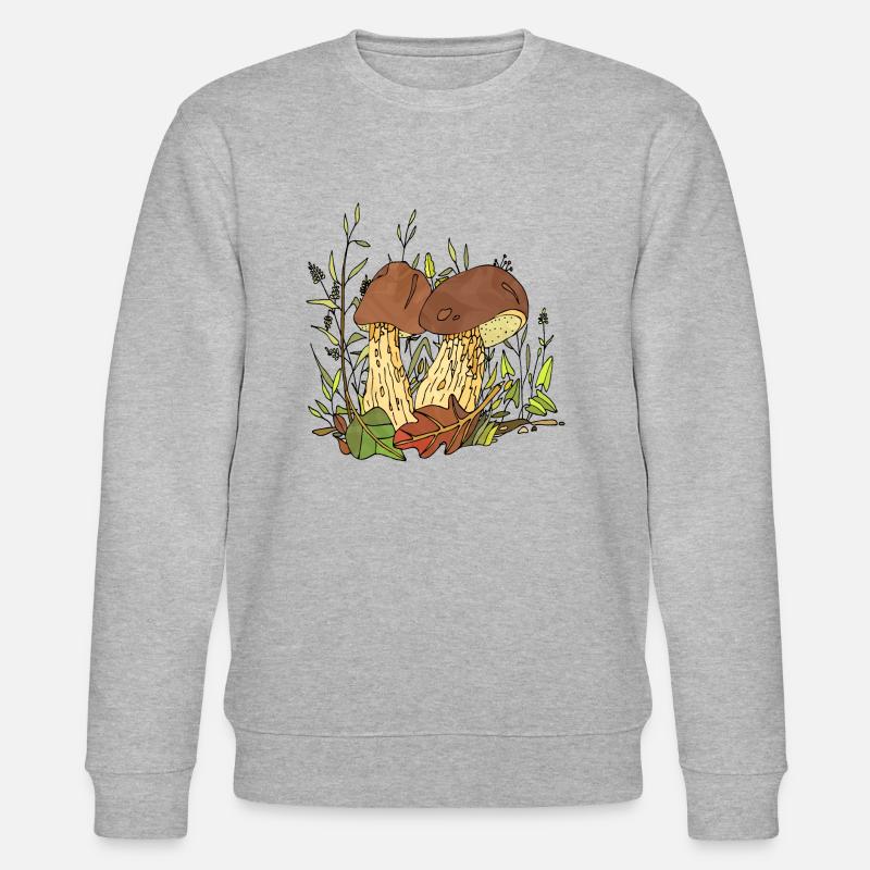 Pilze - Stanley/Stella Unisex Bio-Sweatshirt CHANGER  - Grau meliert