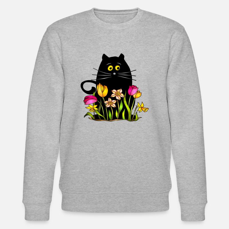 Chat - Sweat bio CHANGER Stanley/Stella Unisexe - gris chiné