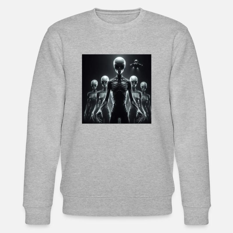 Astronomie Astrologie - Stanley/Stella Unisex Bio-Sweatshirt CHANGER  - Grau meliert