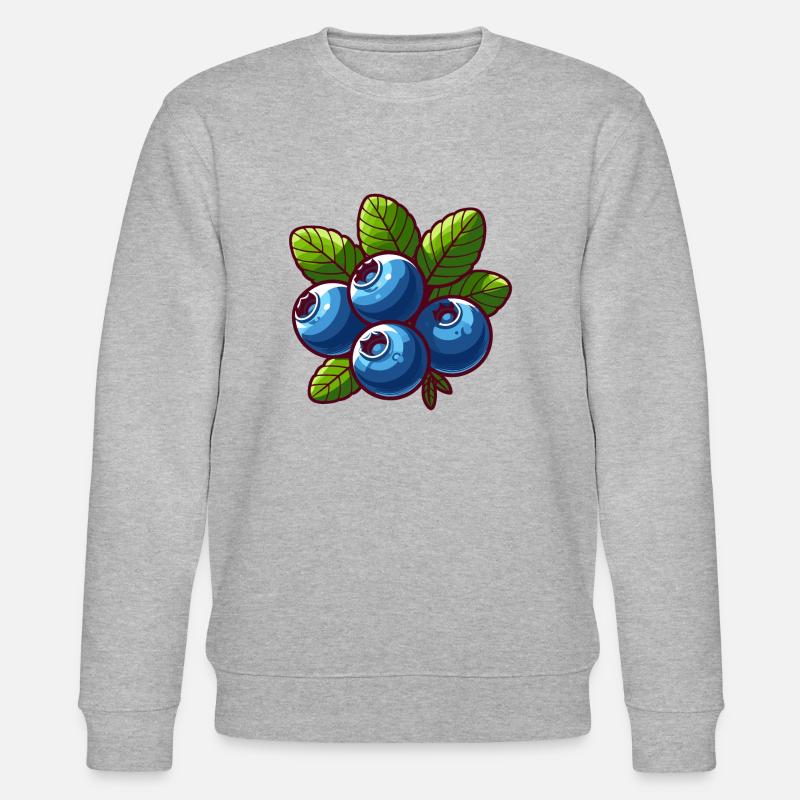 Heidelbeeren - Stanley/Stella Unisex Bio-Sweatshirt CHANGER  - Grau meliert