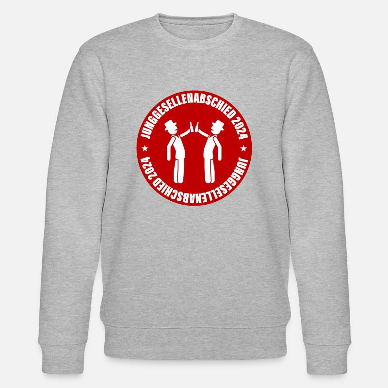 Enterrement de vie de garçon 2024 - Sweat bio CHANGER Stanley/Stella Unisexe - gris chiné