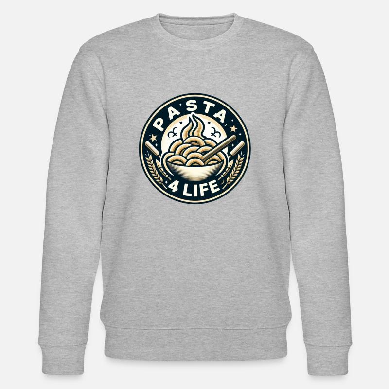 pasta4life - Stanley/Stella Unisex Bio-Sweatshirt CHANGER  - Grau meliert