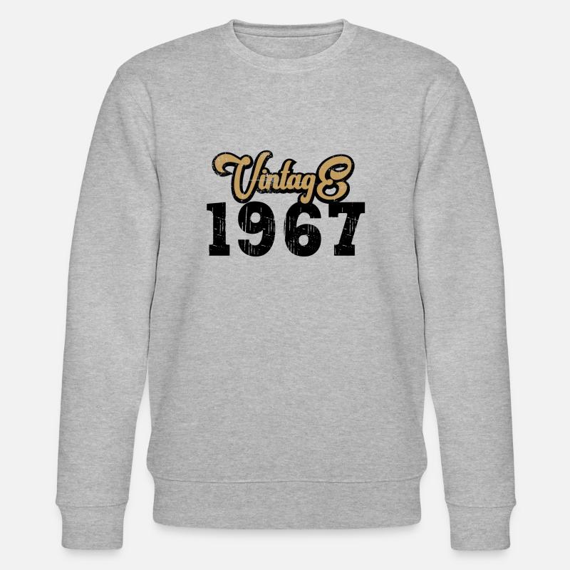Millésime 1967 - Sweat bio CHANGER Stanley/Stella Unisexe - gris chiné