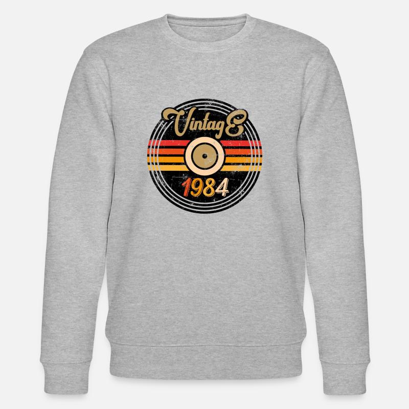Millésime 1984 - Sweat bio CHANGER Stanley/Stella Unisexe - gris chiné