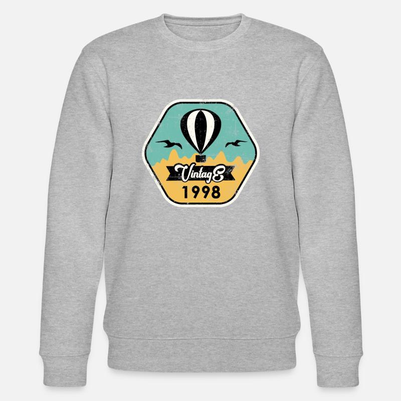 Millésime 1998 - Sweat bio CHANGER Stanley/Stella Unisexe - gris chiné