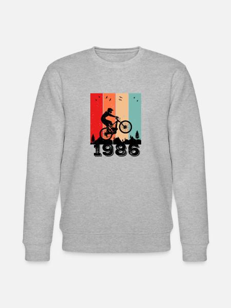 1986 Vintage 40 år - Stanley/Stella CHANGER økologisk unisex-sweatshirt - gråmelert