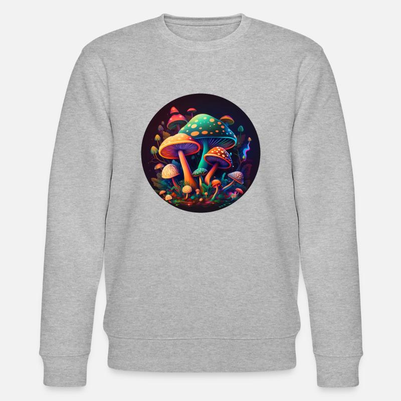 Pilze - Stanley/Stella Unisex Bio-Sweatshirt CHANGER  - Grau meliert